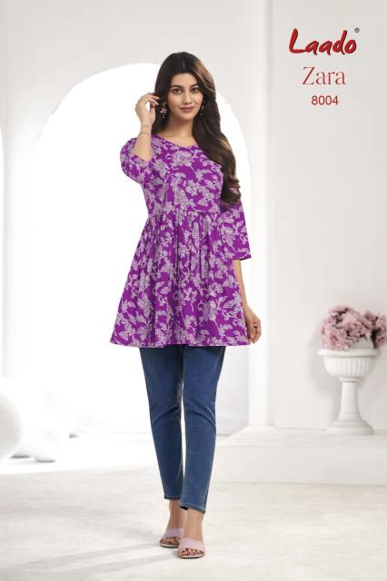 Laado zara vol-8 short top kurtis wholesale suppliers in online